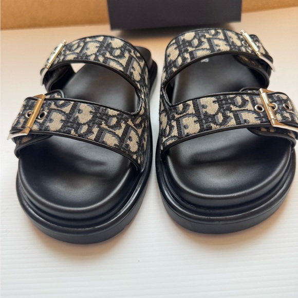 New Dior Black Sandals women’s size 9 - Picture 4 of 7